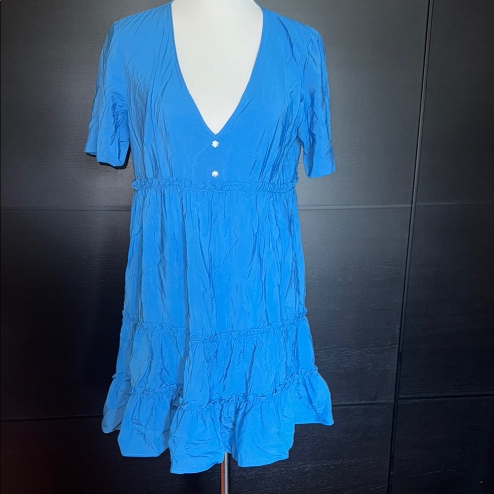 Zara Vibrant Blue Mini Dress